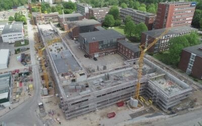 MBN-Luftaufnahmen Neubau TÜV NORD Zentralgebäude in Essen