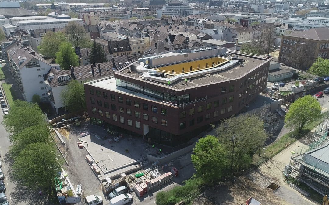 MBN-Luftbildaufnahmen Hotelneubau am Erzbergerufer in Bonn