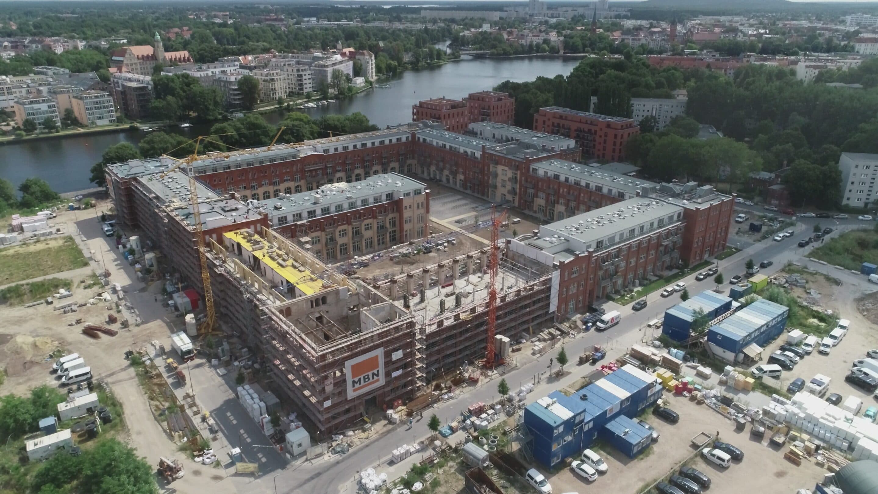 Luftbild Spreekarree Berlin