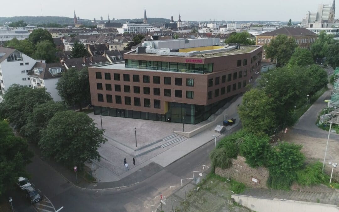 Drohnenaufnahmen Hotelneubau in Bonn