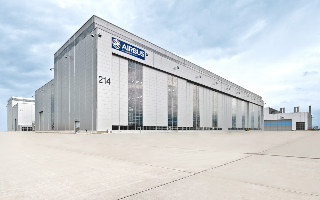 Airbus Flightlinehangars in Hamburg-Finkenwerder