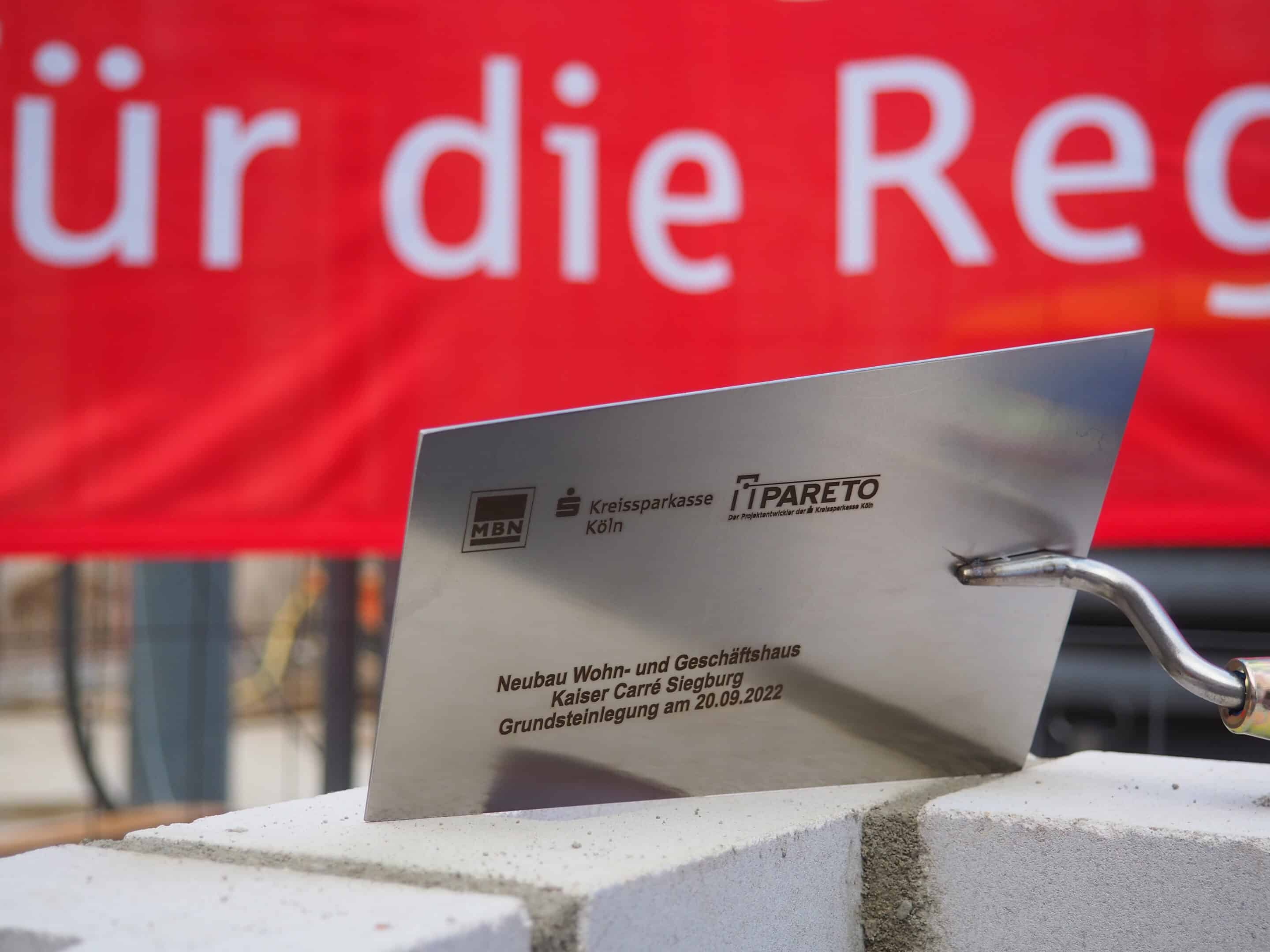 Grundsteinlegung Kaiser Carré Siegburg