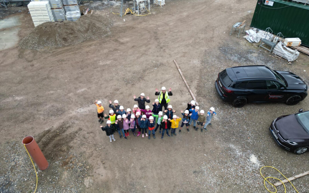 Erneuter Besuch auf der Baustelle des Wohnquartier GI-Carrée