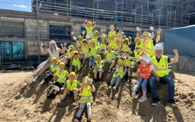 MBN-Kinderbaustelle beim QUIN Bauprojekt in Sehnde
