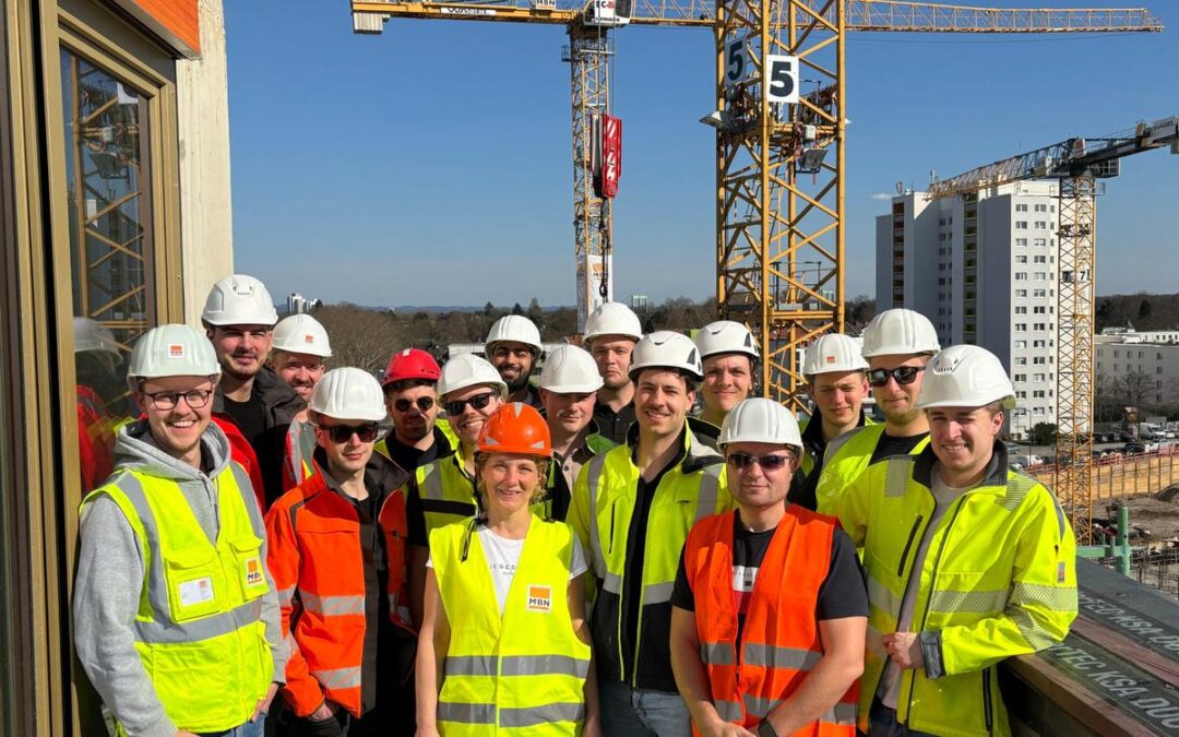 Besuch der Bergischen Universität Wuppertal auf Kölner MBN-Baustellen