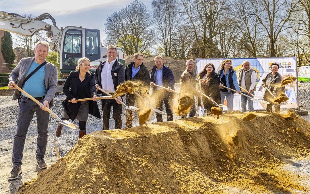 Spatenstich für die Kita Villa Kunterbunt