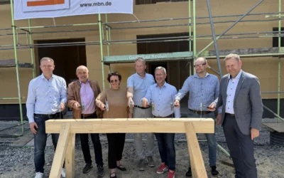 Richtfest der neuen Kita „Villa Kunterbunt“ in Hamm